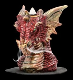 Figuren-shop -Figuren-shop 2D FS22539 Backflow Raeucherhalter Roter Drachenkopf klein 20 1280x1280