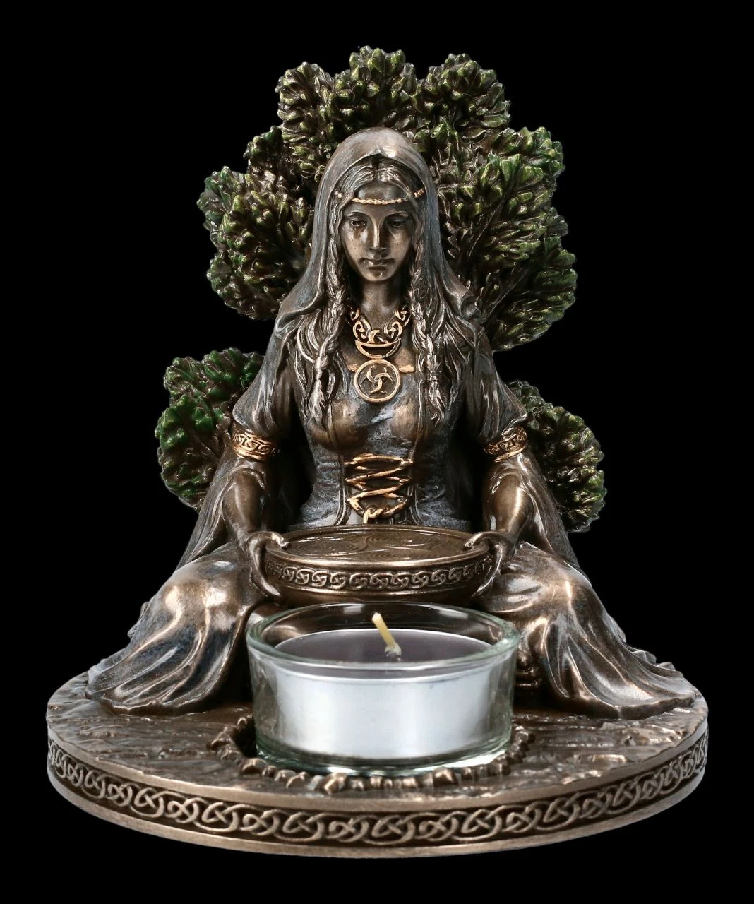 Teelichthalter - Keltische Göttin Danu 1 Teelichthalter - Keltische Göttin Danu