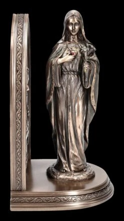 Buchstütze Maria Figur - Unbeflecktes Herz Mariä