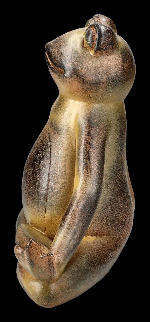 Gartenfigur - Meditierender Frosch Beim Yoga 6 Gartenfigur - Meditierender Frosch Beim Yoga – Bild 6