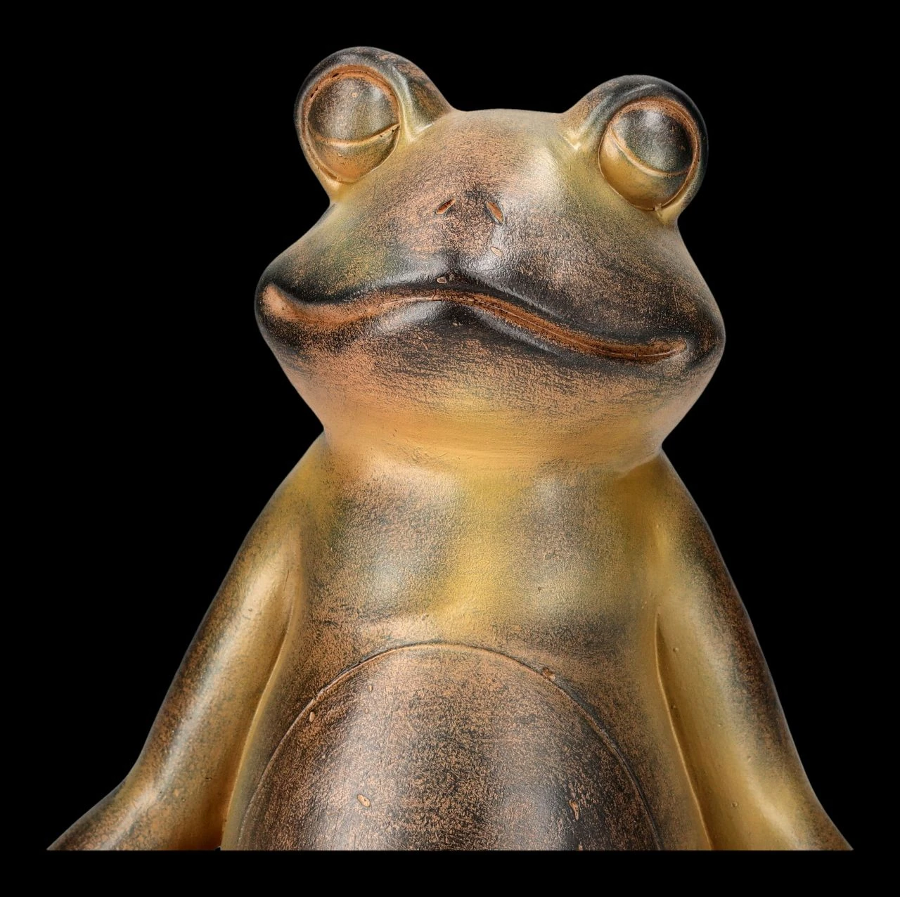 Gartenfigur - Meditierender Frosch Beim Yoga 7 Gartenfigur - Meditierender Frosch Beim Yoga – Bild 7
