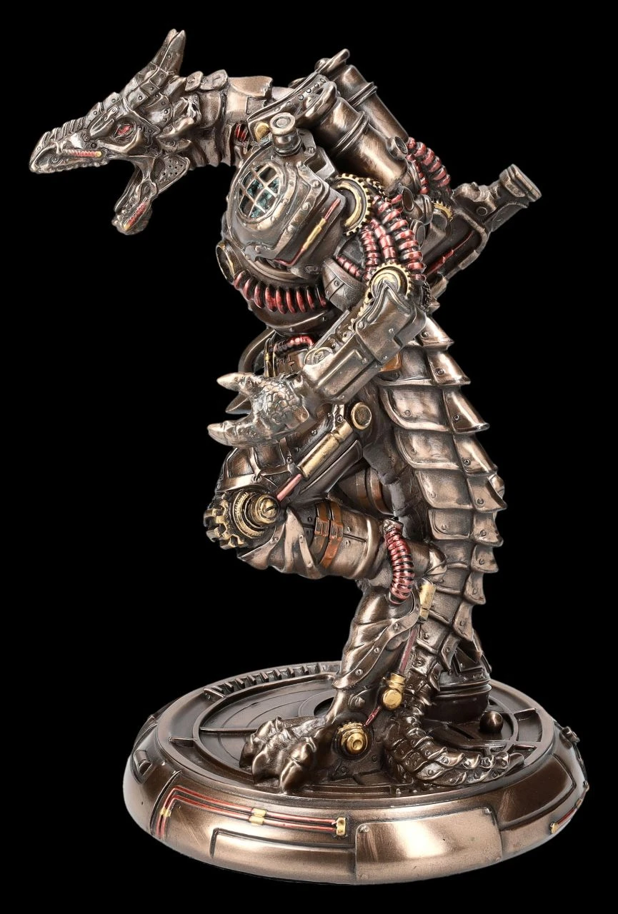Steampunk Figur - Drachen Golem 3 Steampunk Figur - Drachen Golem – Bild 3