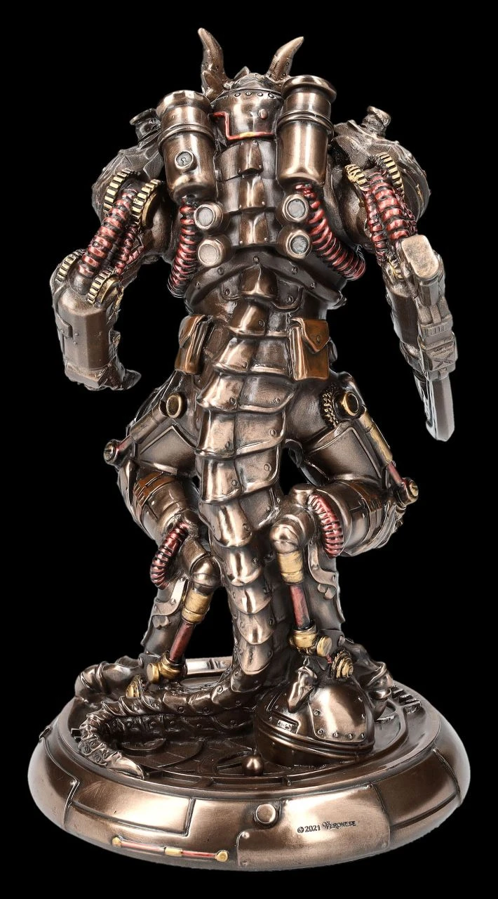 Steampunk Figur - Drachen Golem 4 Steampunk Figur - Drachen Golem – Bild 4