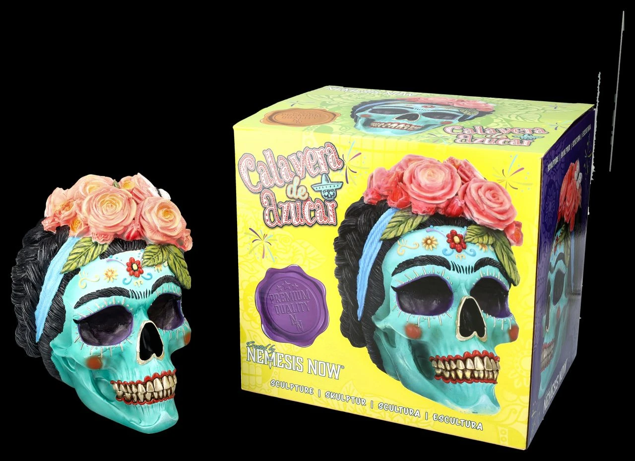 NEMESIS NOW Totenkopf Mexikanisch - Calavera De Azucar 2 NEMESIS NOW Totenkopf Mexikanisch - Calavera De Azucar – Bild 2