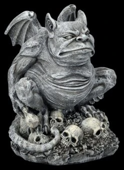 Gargoyle Figur - Der Schlächter Mit Schädeln