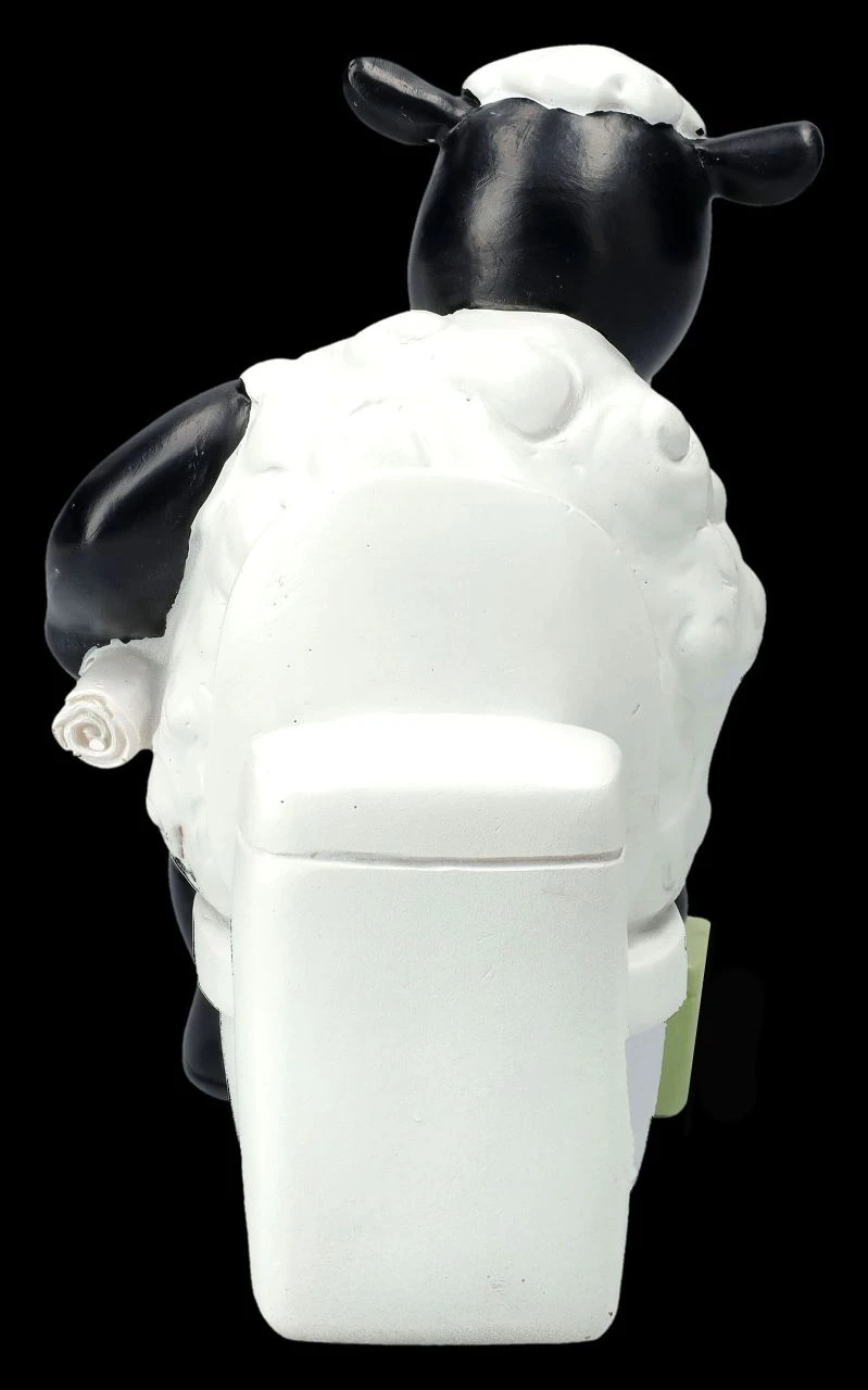 Lustige Schaf Figur - Handyzeit Am Klo 4 Lustige Schaf Figur - Handyzeit Am Klo – Bild 4