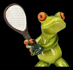 Lustige Frosch Figur - Tennis Ass -Figuren-shop 2D FS25937 Lustige Frosch Figur Tennis Ass 2 1280x1280