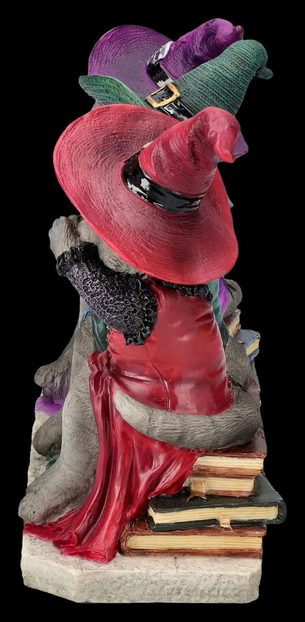 Katzenfigur - Drei Weise Hexenkätzchen 4 Katzenfigur - Drei Weise Hexenkätzchen – Bild 4