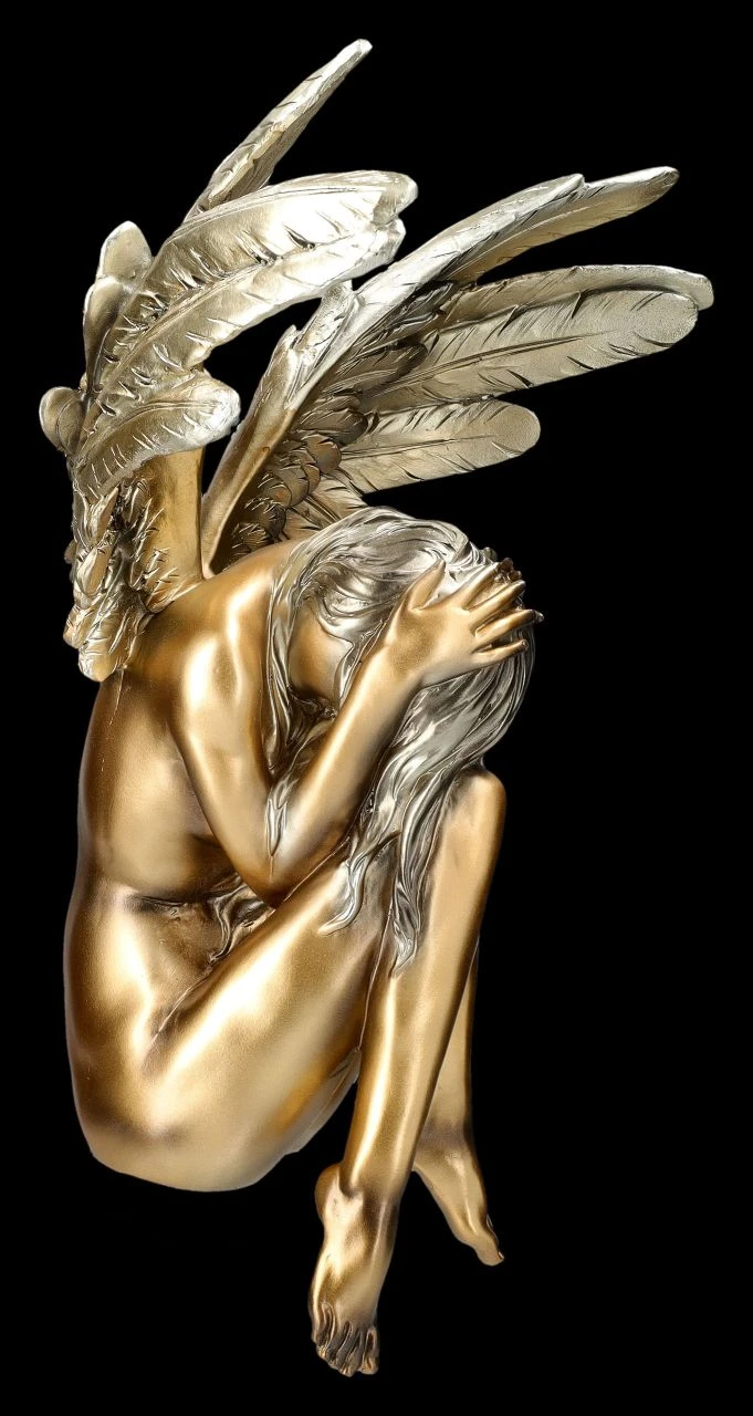 Engelfigur Als Kantenhocker - Angel Of Sadness 4 Engelfigur Als Kantenhocker - Angel Of Sadness – Bild 4