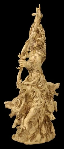 Cernunnos Figur Beige - Keltischer Gott Mit Wölfen -Figuren-shop 2D FS26918 Cernunnos Figur beige Keltischer Gott mit Wolfwn 2 1280x1280
