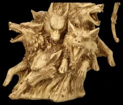 Cernunnos Figur Beige - Keltischer Gott Mit Wölfen -Figuren-shop 2D FS26918 Cernunnos Figur beige Keltischer Gott mit Wolfwn 7 1280x1280