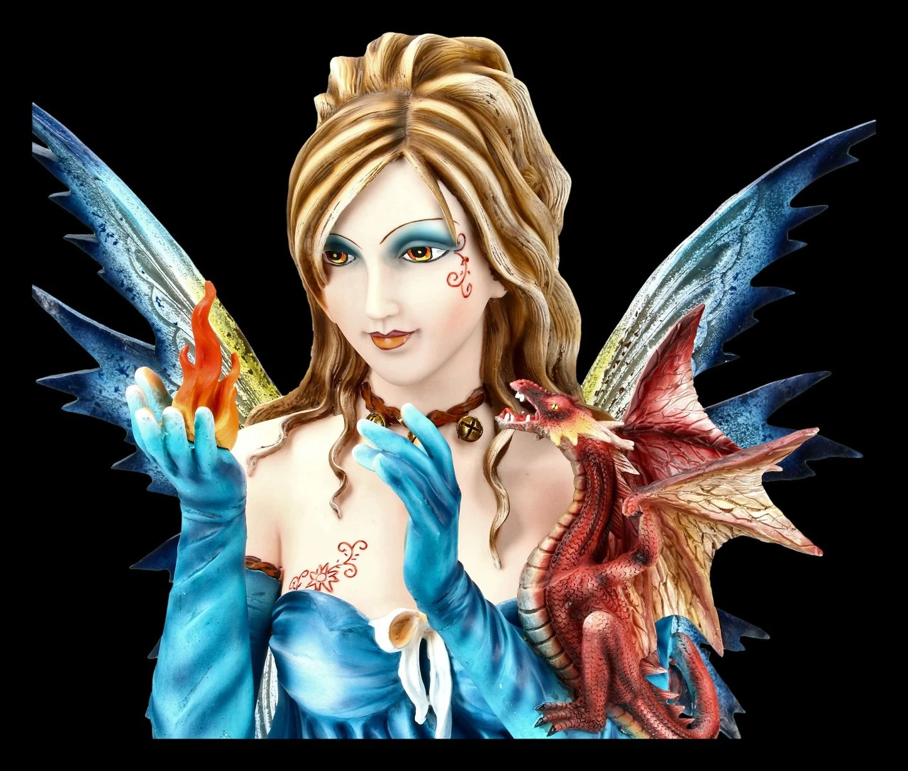 Elfen Büste - Feuer Fee Mit Drache 5 Elfen Büste - Feuer Fee Mit Drache – Bild 5