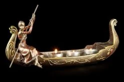 Teelichthalter - Frau In Gondel