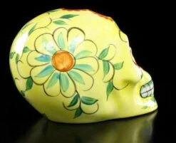 Mexikanischer Totenkopf - Keramik Gelb -Figuren-shop 9602 3 day dead skull 3 1280x1280