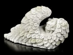 Engel Gartenfigur - Junge Schläft In Flügeln - Klein 10 Engel Gartenfigur - Junge Schläft In Flügeln - Klein -Figuren-shop Engel Gartenfigur Junge Schlaeft In Seinen Fluegeln Klein 4 1280x1280