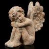 Engel Gartenfigur - Rostoptik Links 7 Engel Gartenfigur - Rostoptik Links -Figuren-shop Engel Gartenfigur Kind Schlafend Links Rostoptik 1 1280x1280
