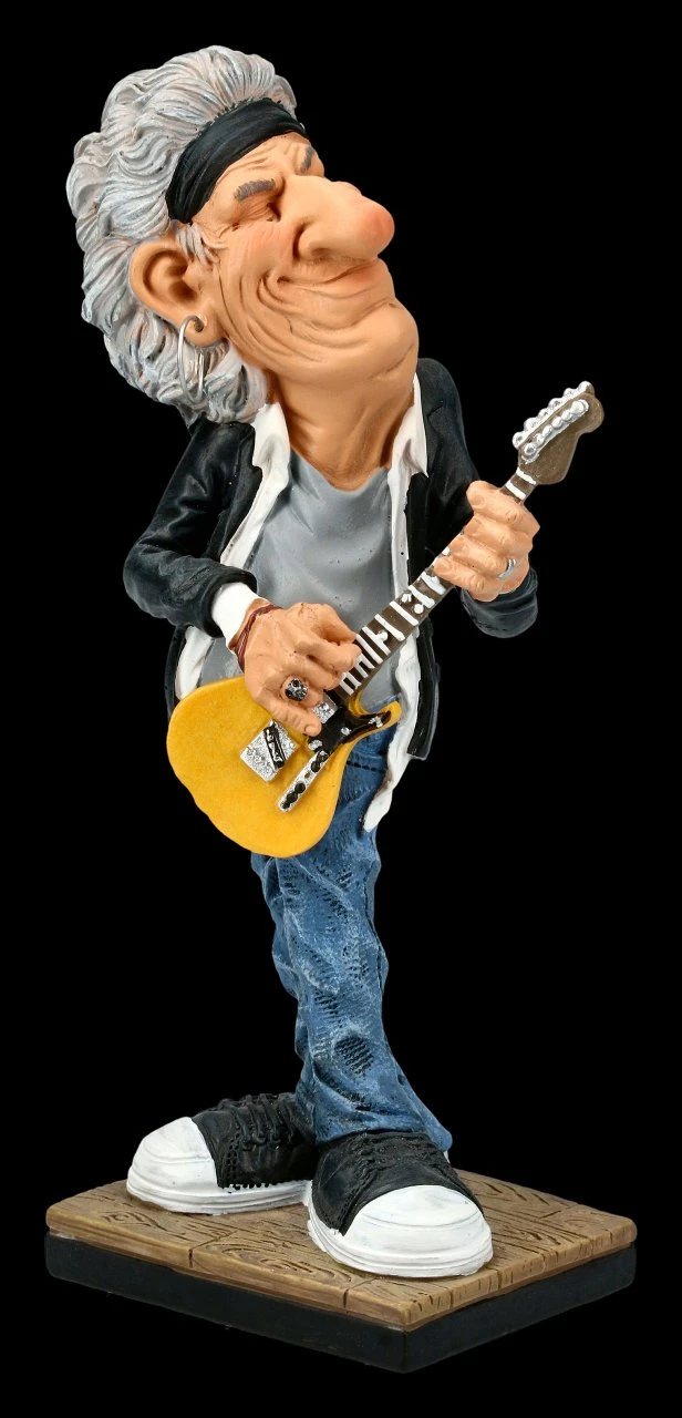 Funny Job Figur - Gitarrist Mit Gelber Gitarre 1 Funny Job Figur - Gitarrist Mit Gelber Gitarre