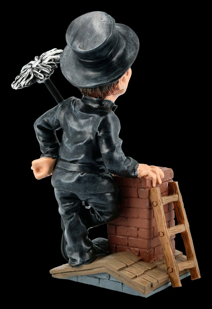 Funny Job Figur - Kaminkehrer Auf Dach 5 Funny Job Figur - Kaminkehrer Auf Dach – Bild 5
