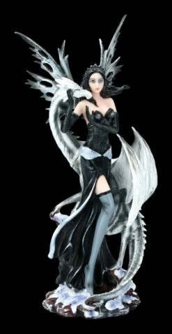Figuren-shop -Figuren-shop FS21780 Elfen Figur Bettina mit weissem Drachen 1 1280x1280