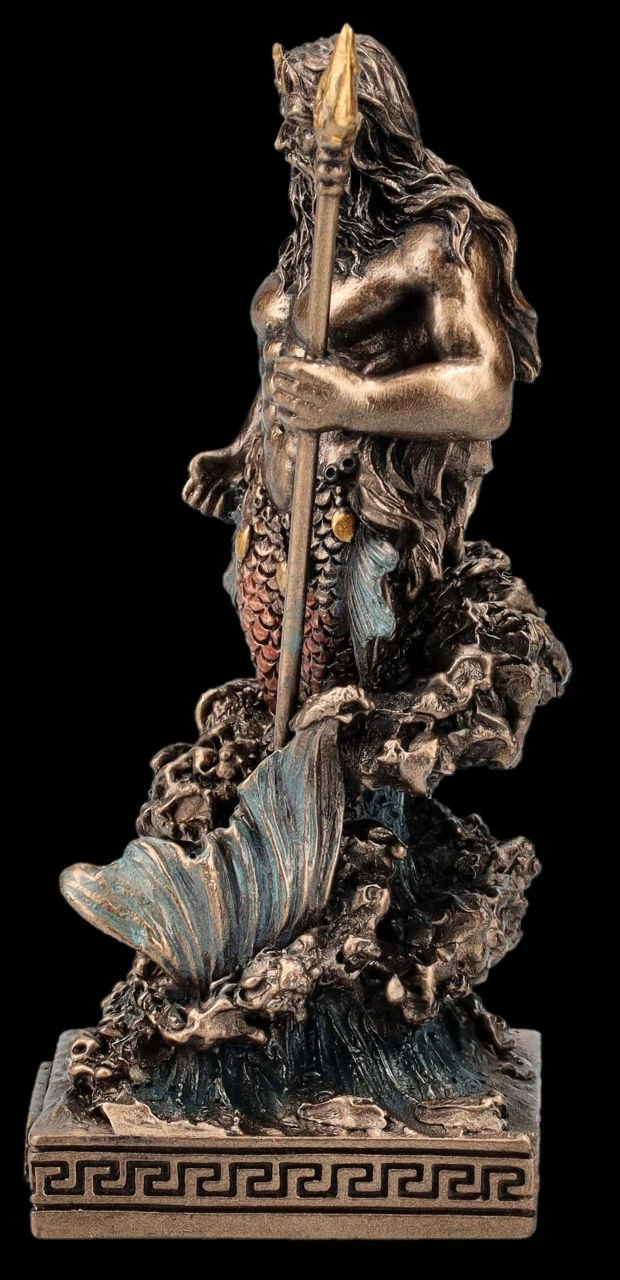 Poseidon Figur Klein - Olympischer Gott Des Meeres 4 Poseidon Figur Klein - Olympischer Gott Des Meeres – Bild 4