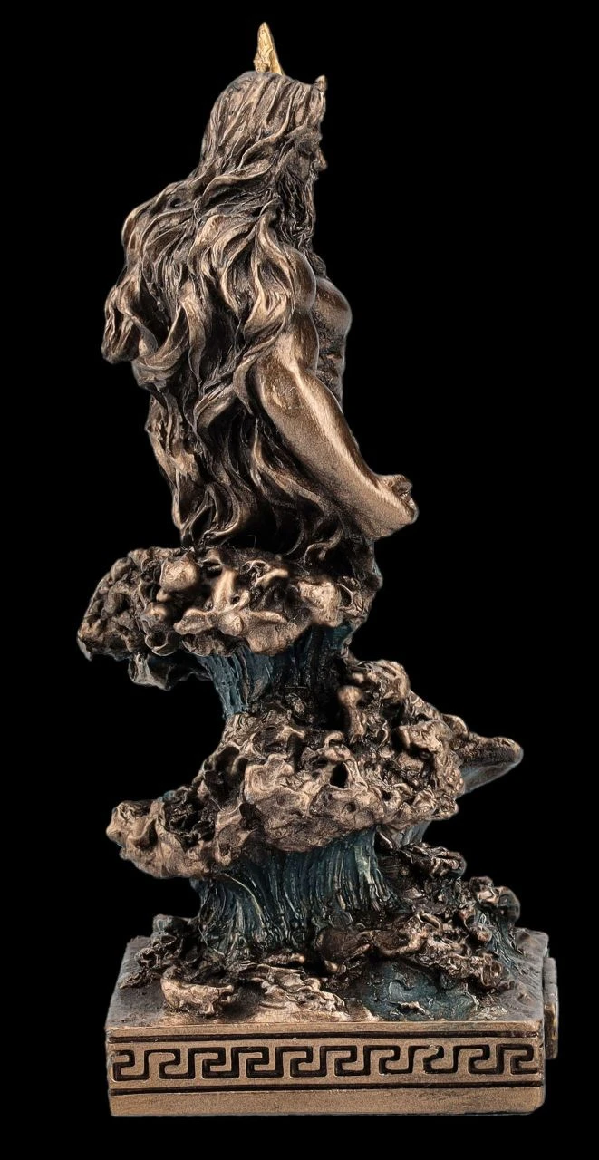 Poseidon Figur Klein - Olympischer Gott Des Meeres 6 Poseidon Figur Klein - Olympischer Gott Des Meeres – Bild 6