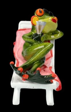Lustige Frosch Figur - Cocktail Im Liegestuhl -Figuren-shop FS25943 Lustige Frosch Figur Cocktail im Liegestuhl 8 1280x1280