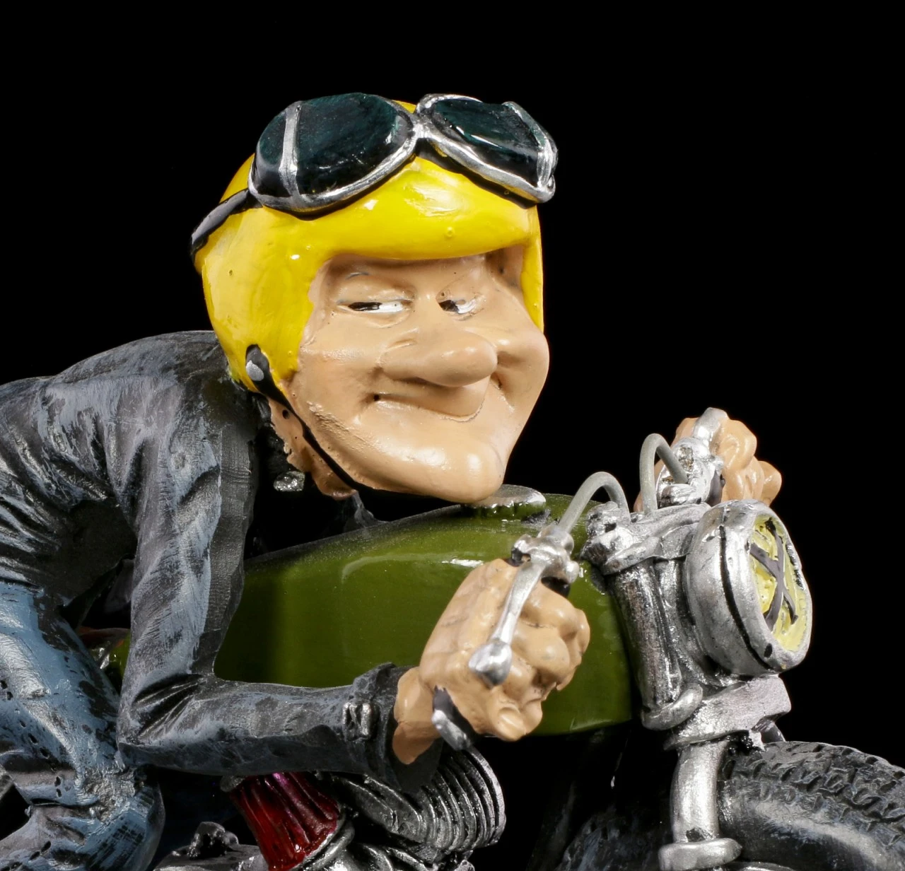 Funny Life Figur - Motorradfahrer Mit Gelben Helm 6 Funny Life Figur - Motorradfahrer Mit Gelben Helm – Bild 6