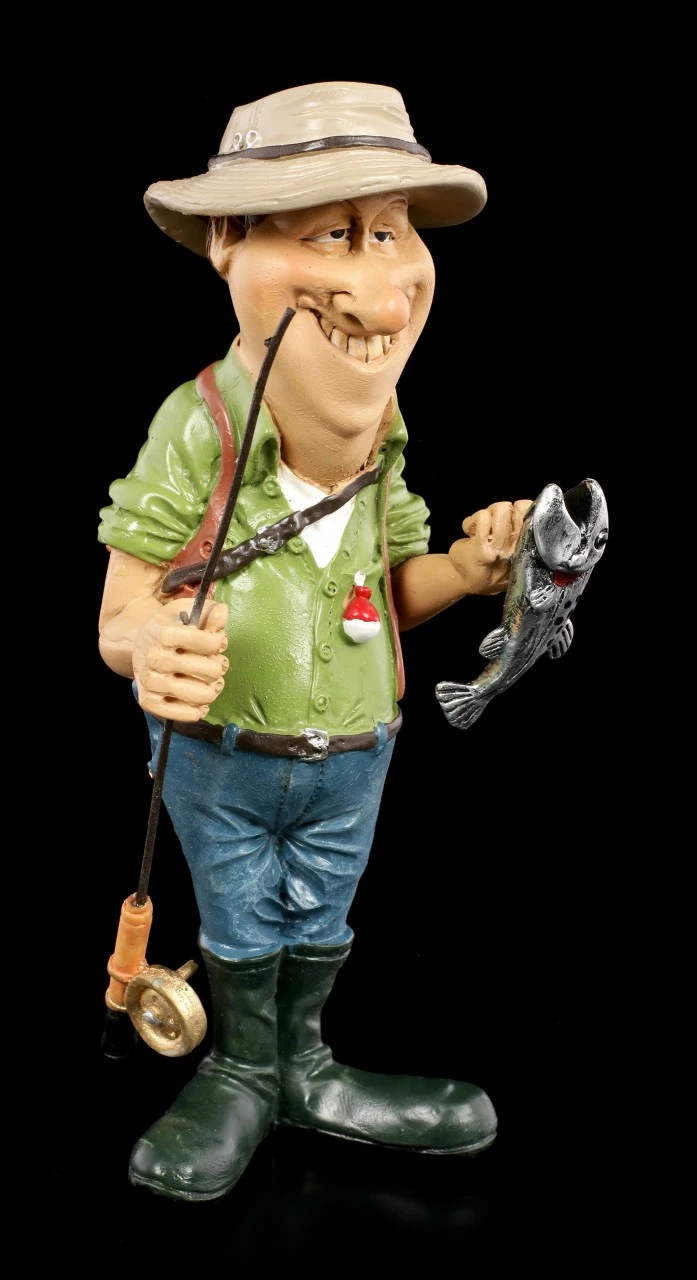 Funny Sports Figur - Angler Präsentiert Fang 1 Funny Sports Figur - Angler Präsentiert Fang