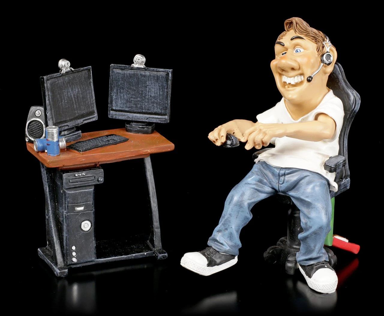 Funny Sports Figur - Gamer Vor PC 6 Funny Sports Figur - Gamer Vor PC – Bild 6
