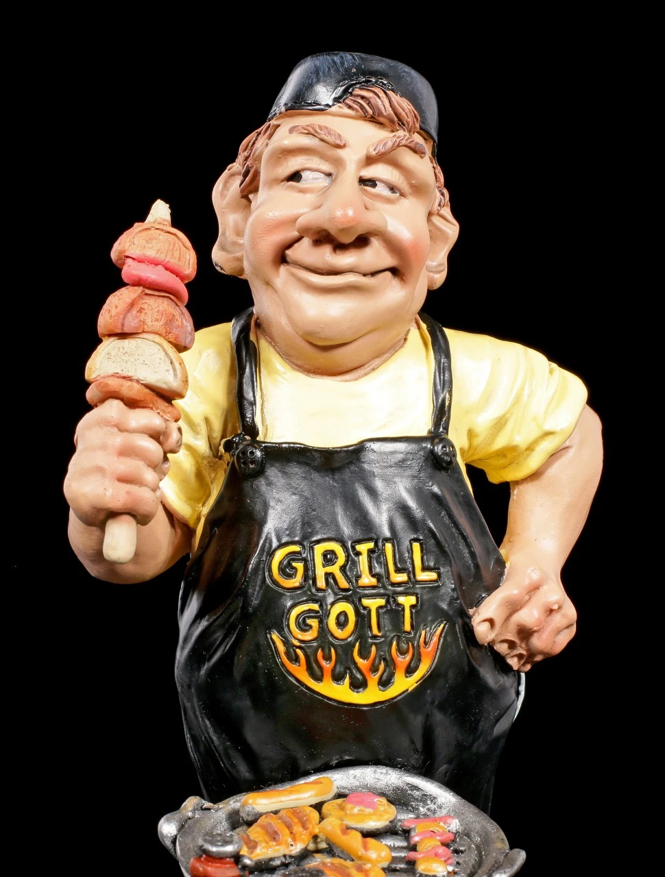 Grillmeister Figur Mit Fleisch Und Würstchen 5 Grillmeister Figur Mit Fleisch Und Würstchen – Bild 5