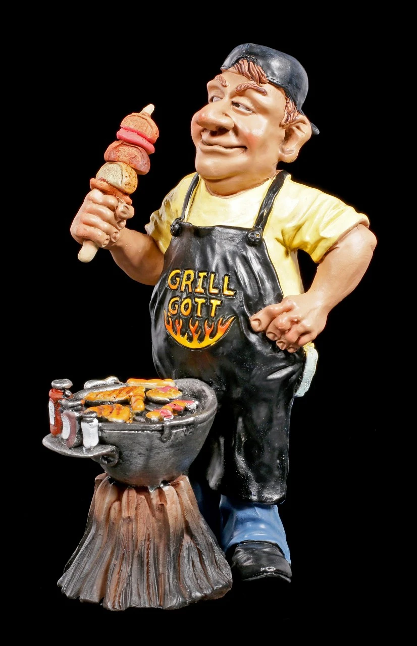 Grillmeister Figur Mit Fleisch Und Würstchen 1 Grillmeister Figur Mit Fleisch Und Würstchen