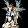 Elfen Figur - Celeste Mit Wolf