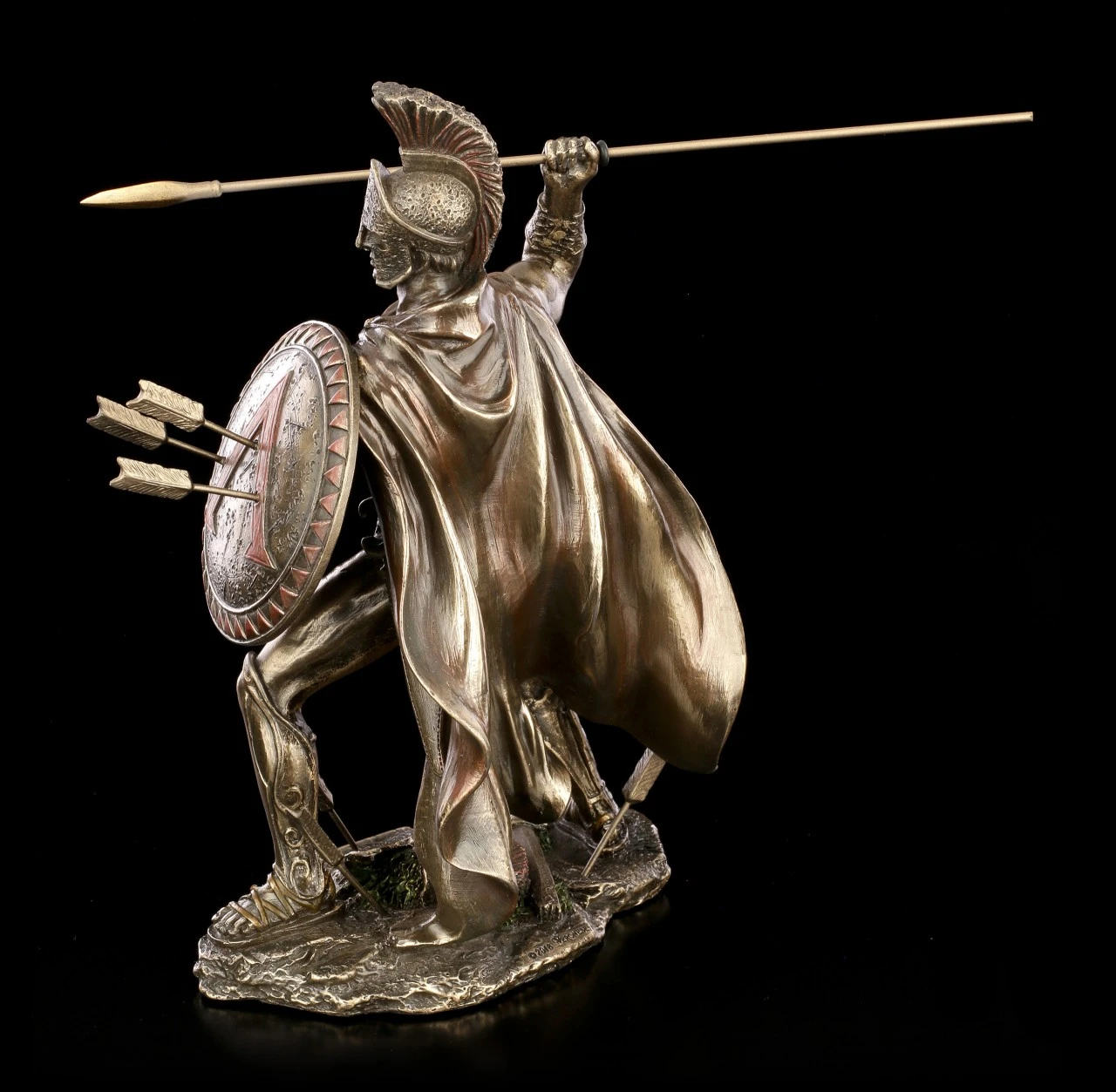 Leonidas I. Figur Mit Schild Und Speer 3 Leonidas I. Figur Mit Schild Und Speer – Bild 3