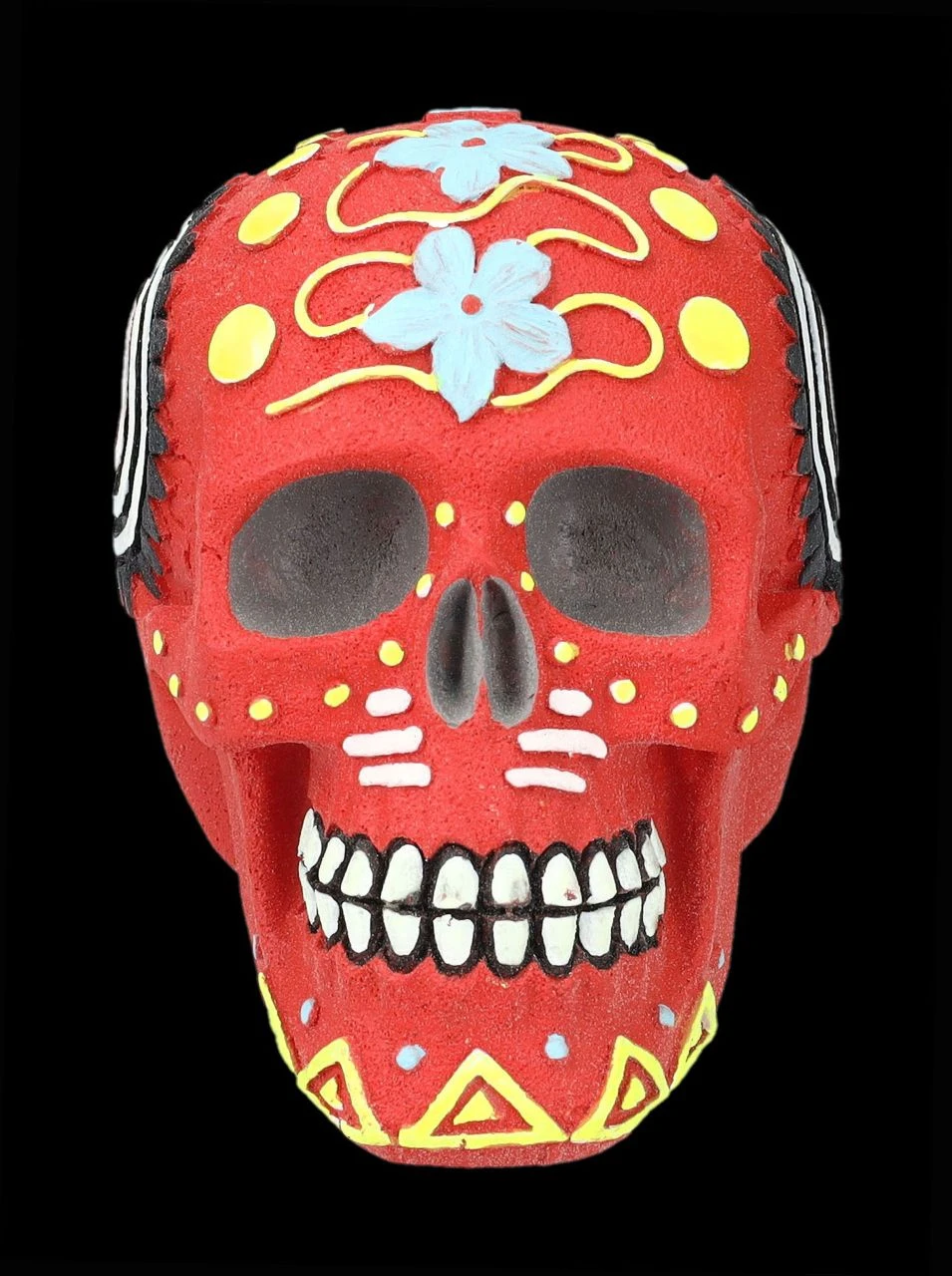 Figuren-shop -Figuren-shop 2D FS24168 Aquarium Figur Totenkopf fluoreszierend S