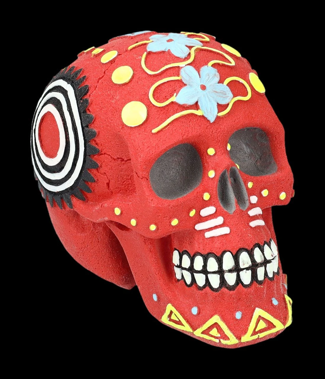 Figuren-shop -Figuren-shop 2D FS24168 Aquarium Figur Totenkopf fluoreszierend S